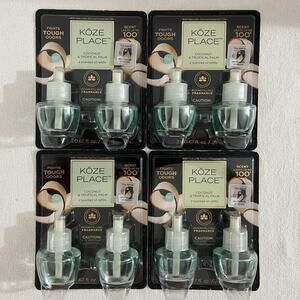Coconut and Tropical Palm Koze Place Plug-In Scented Oil Refills (8 Refills)